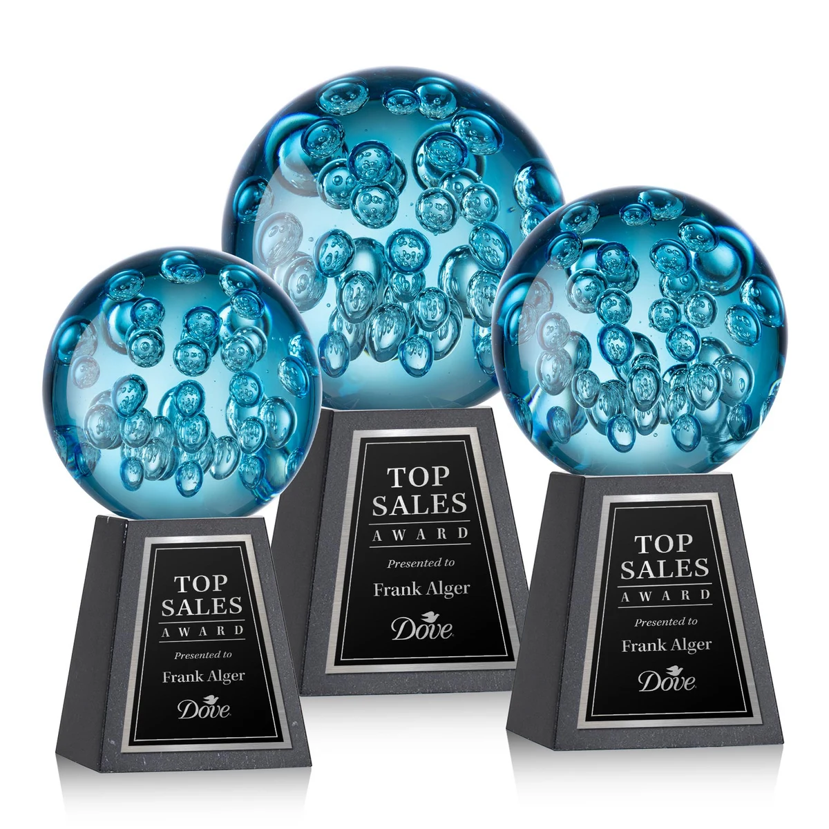 Addison Award on Tall Marble Base 1