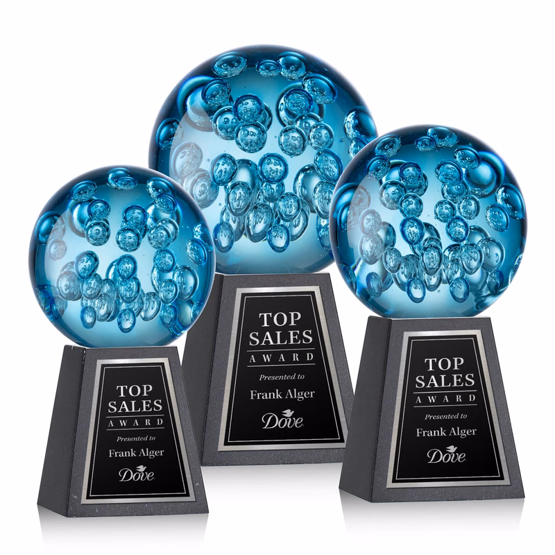 Addison Award on Tall Marble Base