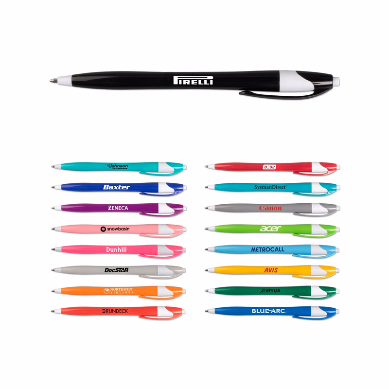Colored Honesty Pen with White Accents