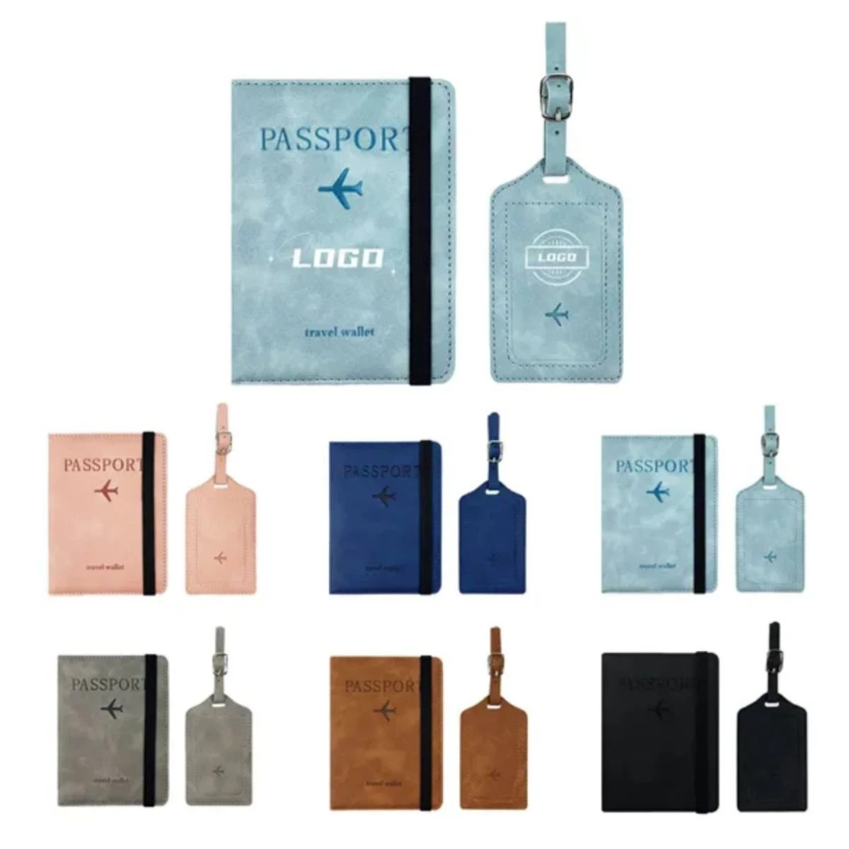 Passport Holder And Luggage Tag Set 1