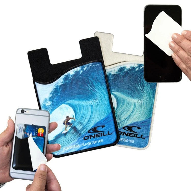 2-in-1 Silicone Phone Wallet w/ Removable Screen Cleaner 1