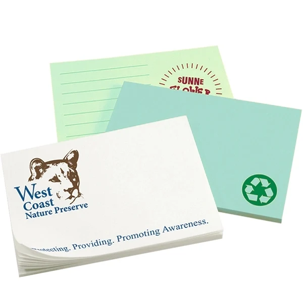 Full Color 3" x 4" Sticky Note, 25 sheets 1