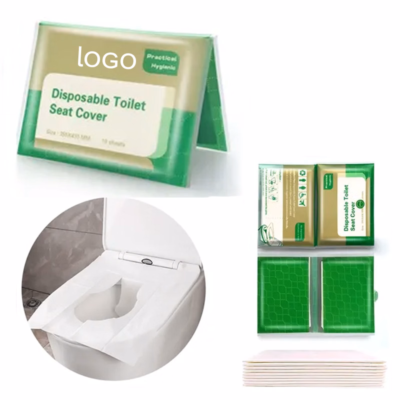 10pcs Pack Flushable Disposable Toilet Seat Cover