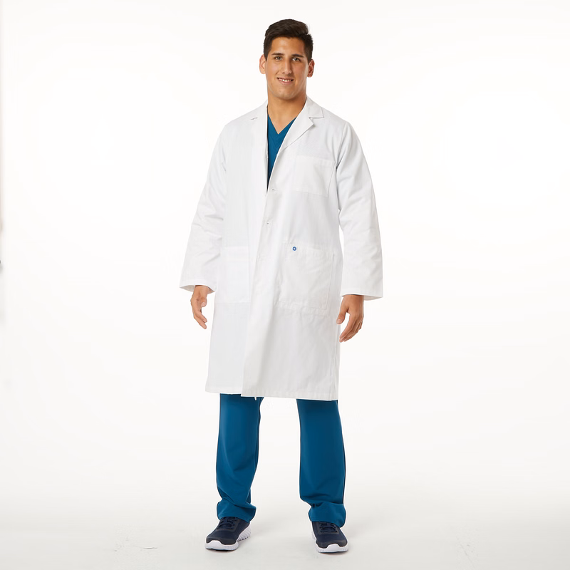44" Twill Antimicrobial Lab Coat