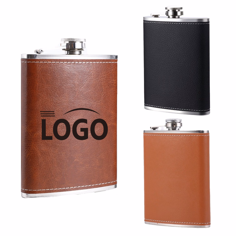 Custom Leather Flask