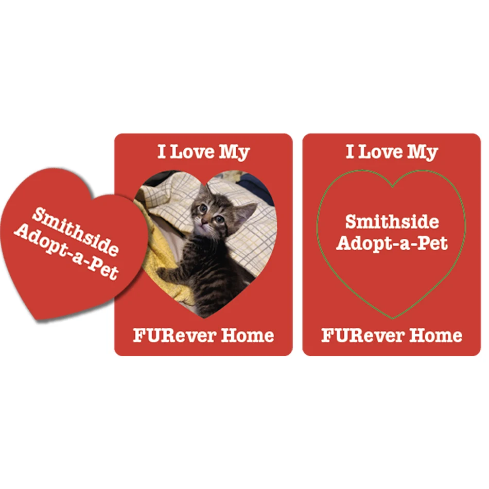 Magnet - Heart Shape Picture Frame (3x3.75) - 30 mil. 1