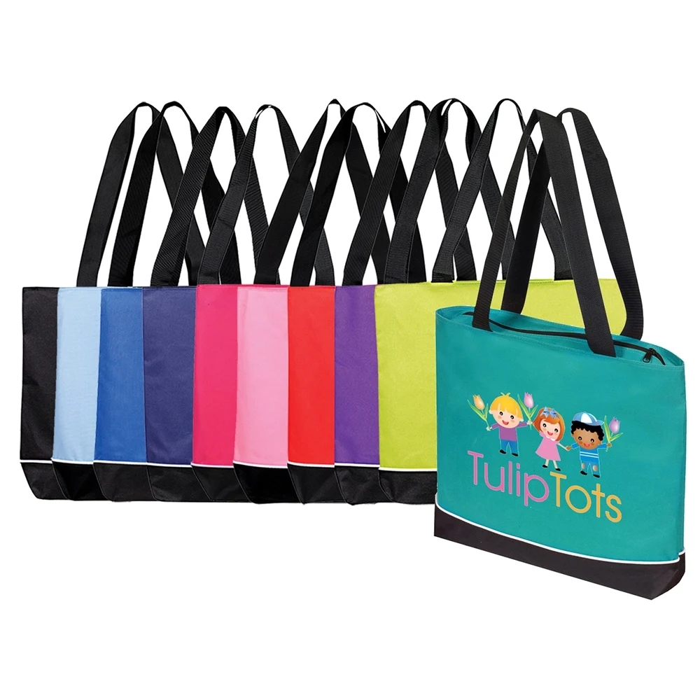 Zipper Shoulder Tote 1