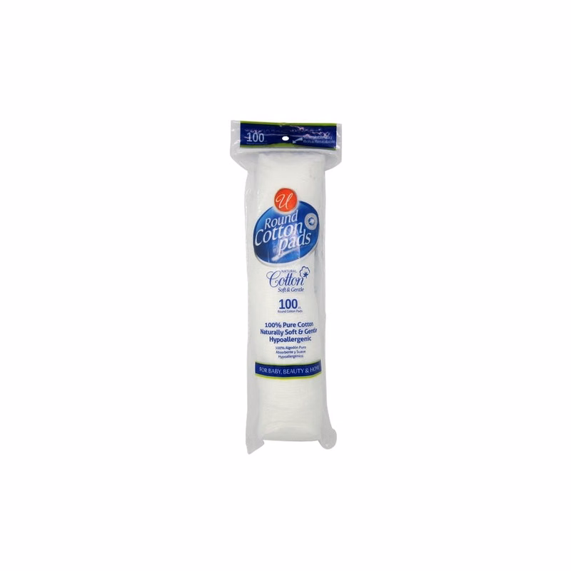 Round Cotton Pads - Hypoallergenic 100 CT