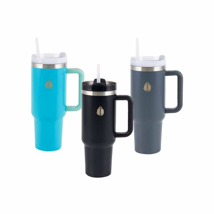 Tumblers With Straw - 40oz Assorted Colors