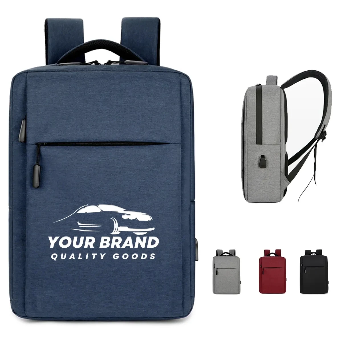Large Waterproof Travel Business Laptop Backpack 1