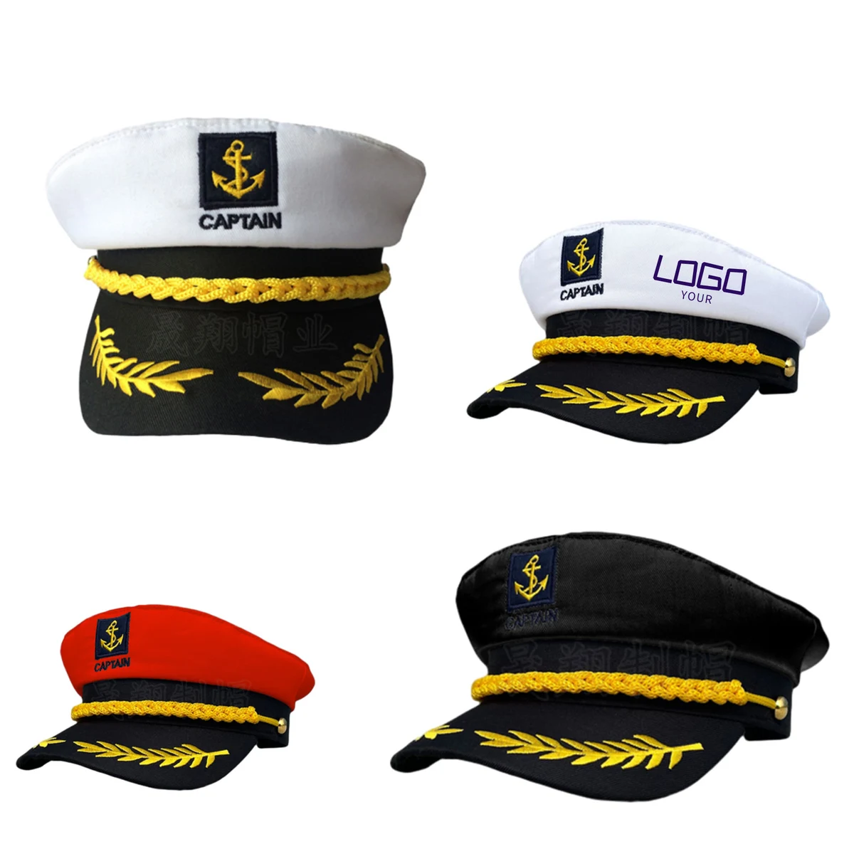 Nautical Admiral Captain Yacht Hat 1