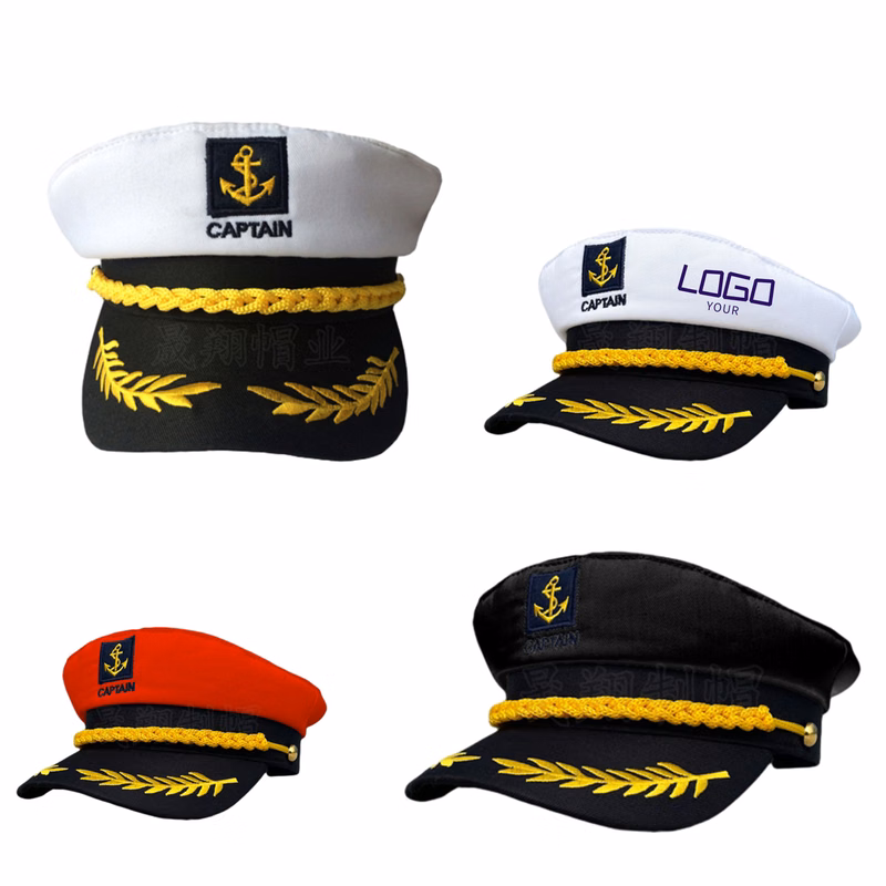 Nautical Admiral Captain Yacht Hat