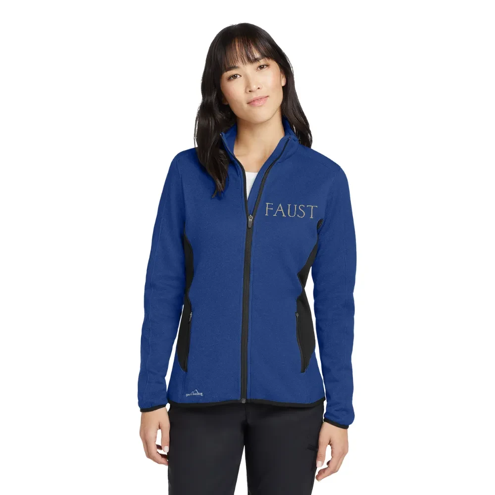 Eddie Bauer(R) Women's Full-Zip Heather Stretch Fleece Jacket 1