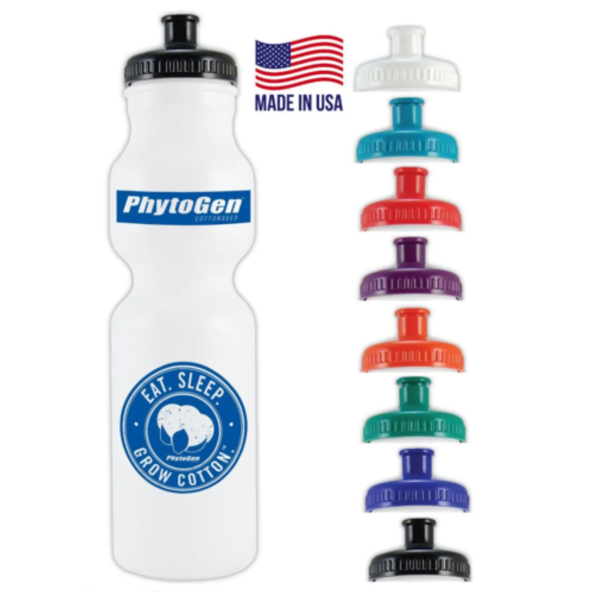 28 Oz. Plastic Bike Bottle Push Spout 1