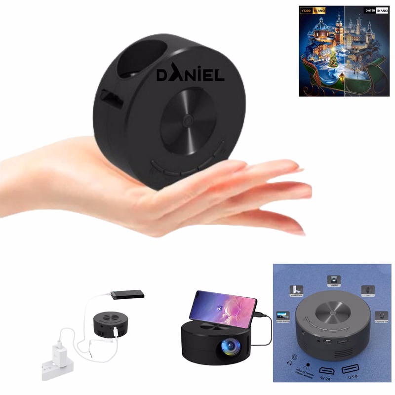 Ultra-Mini Portable Wired Projector
