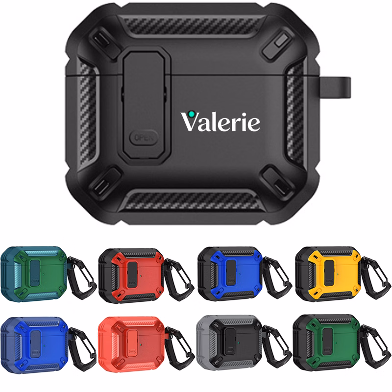 Wireless Earphone Case w/ Carabiner