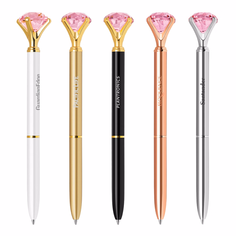 Diamond-III Pink Diamond Top Pens