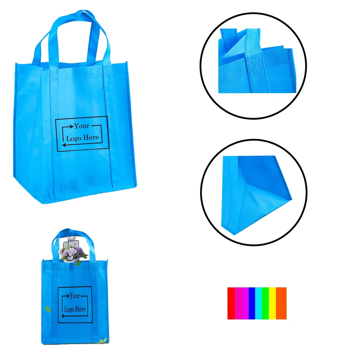 Silkscreen 100 Gsm Heavy Duty Non-woven Tote Bag 1