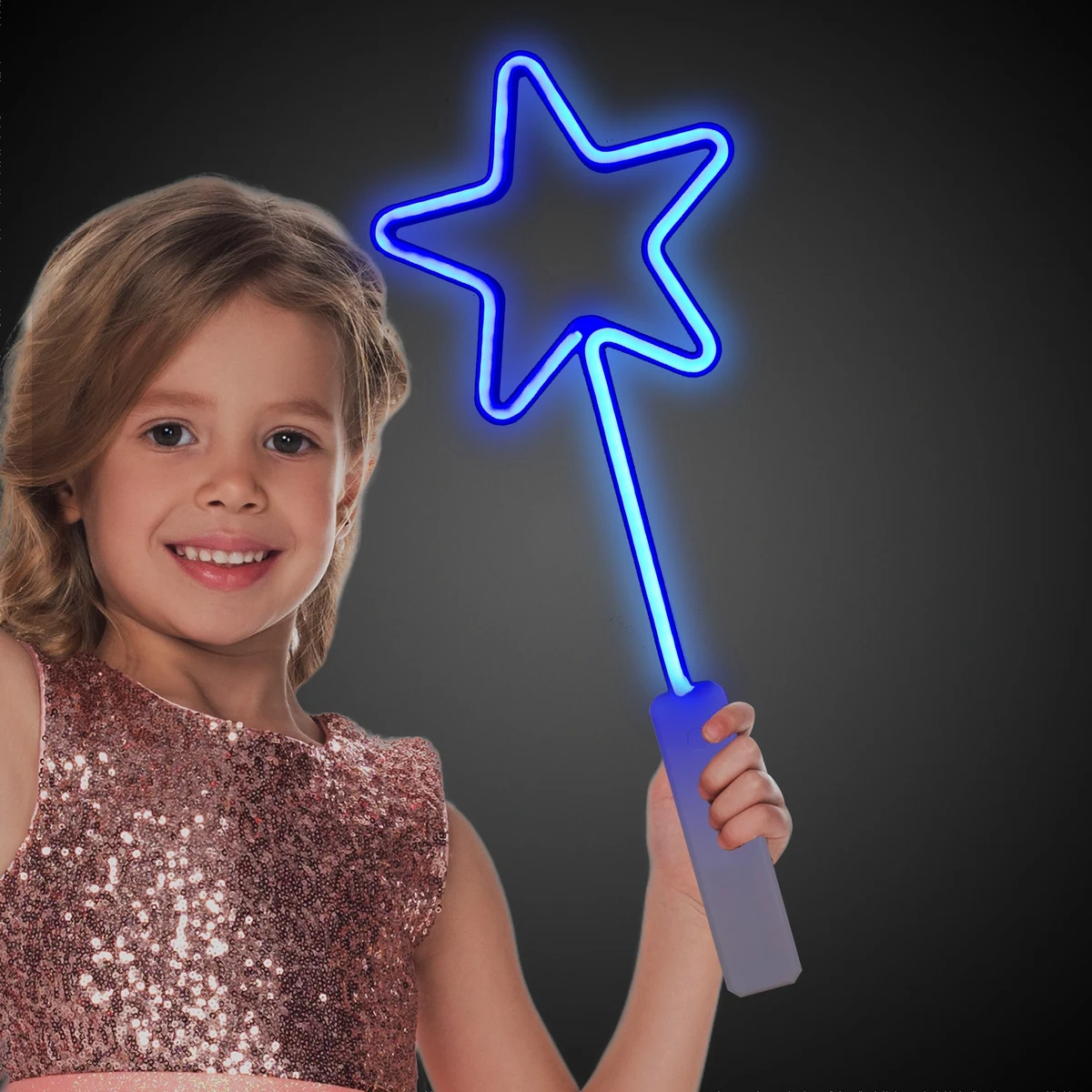 Blue Star Neon Wand 1