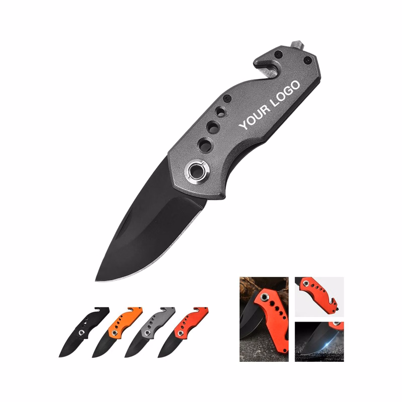 Aluminum Folding Knife with Rugged Handle and Secure Grip