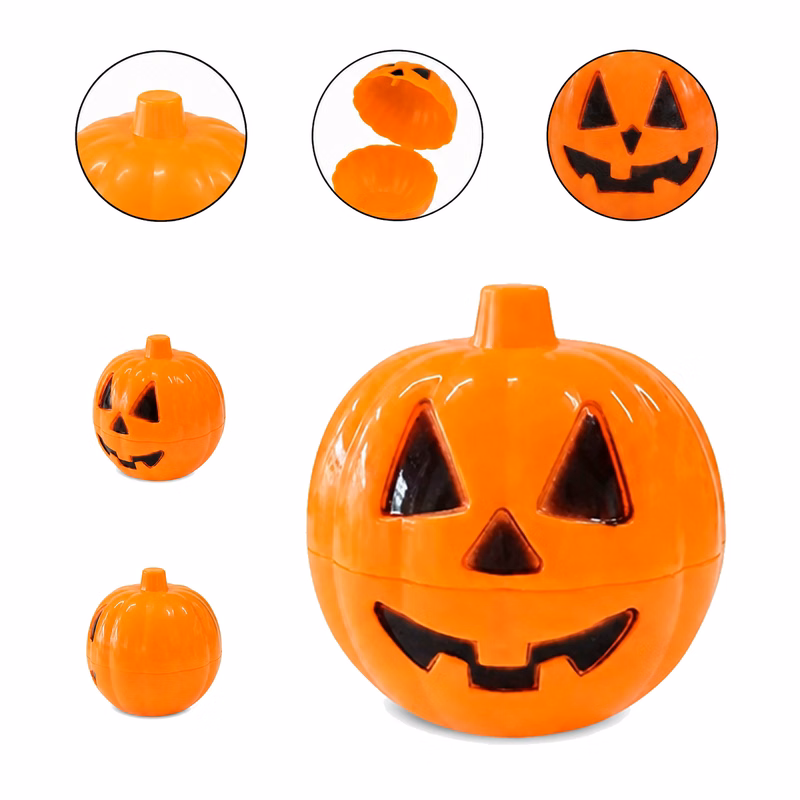 Halloween Pumpkin Candy Container