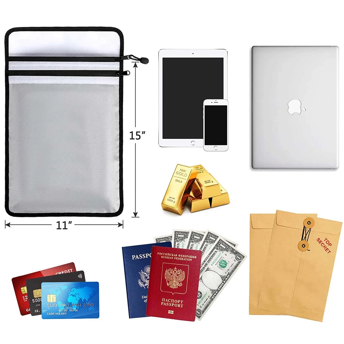 Fireproof Document Bag 1