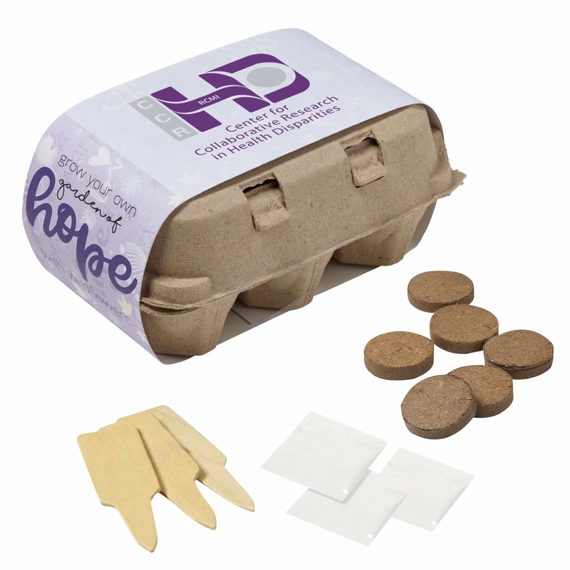 Purple Grow Your Own Garden of Hope Planter Kit