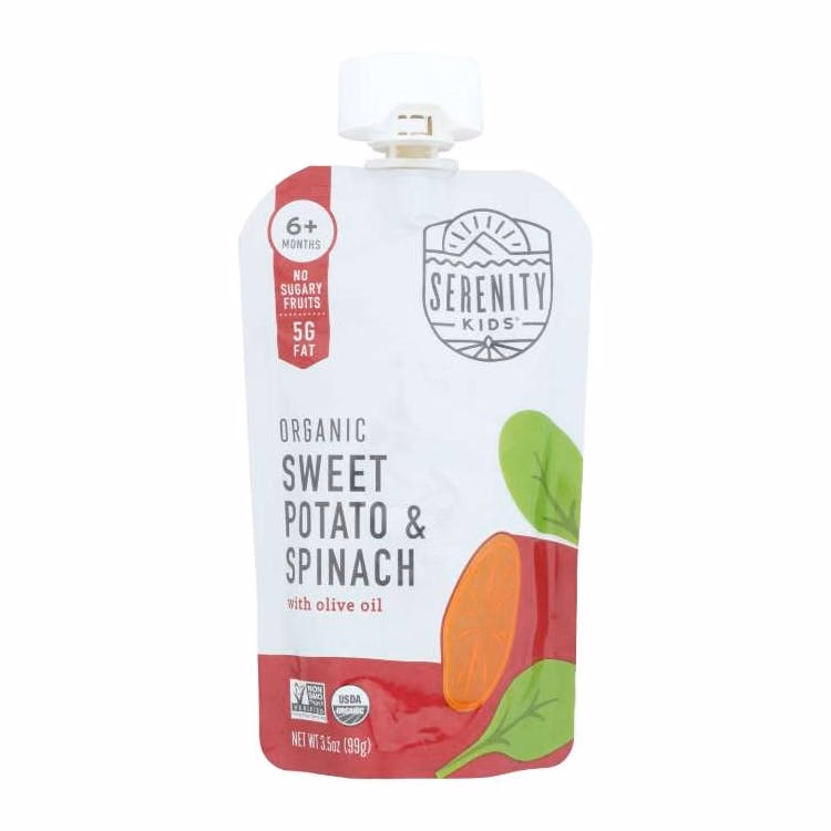 Serenity Kids Baby Food 6pk - Sweet Potato Spinach