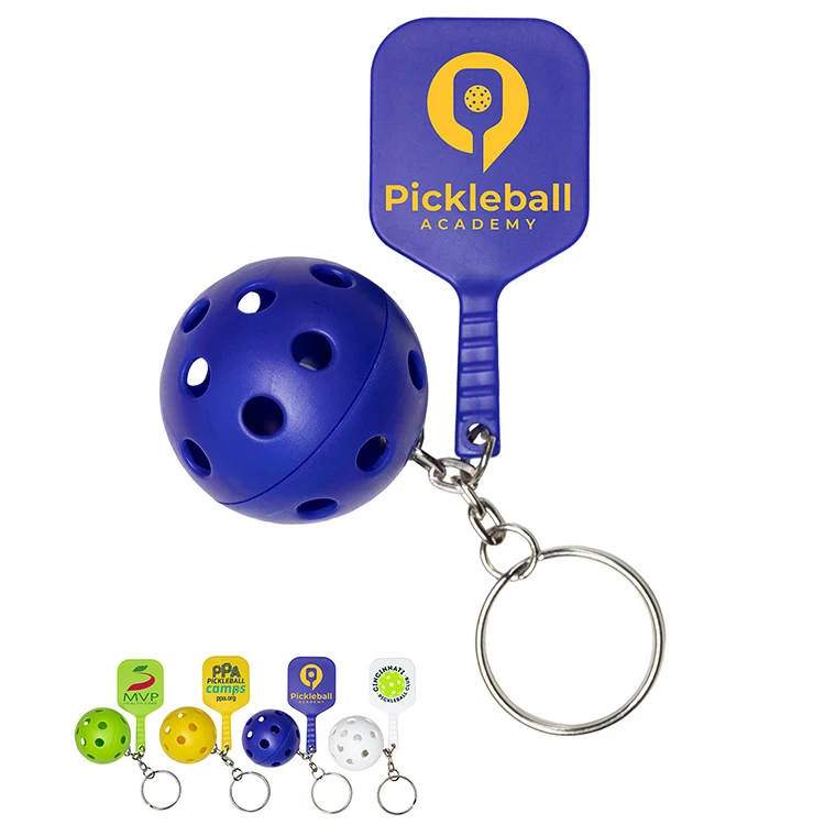 "PICKLE PADDLE" Pickle Ball Keychain 1