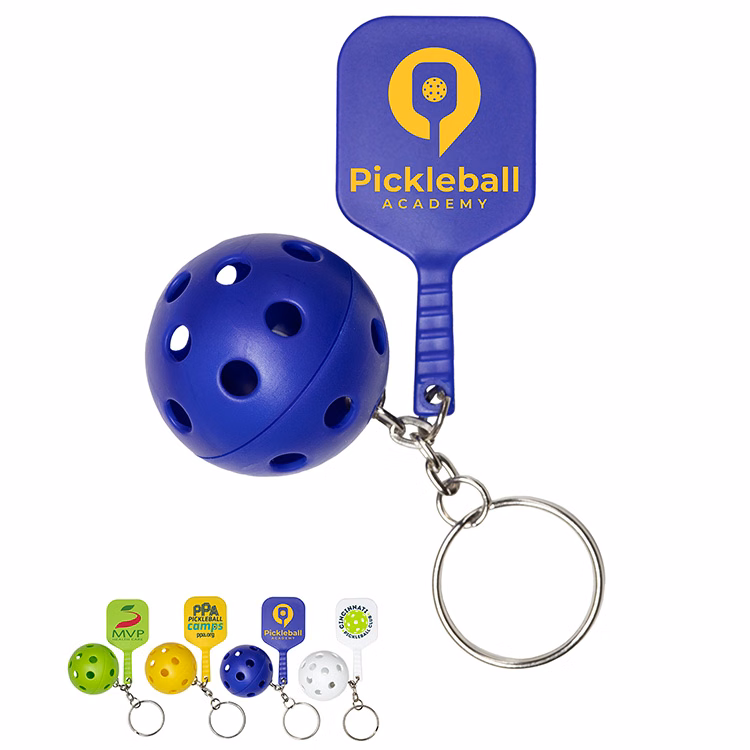 "PICKLE PADDLE" Pickle Ball Keychain