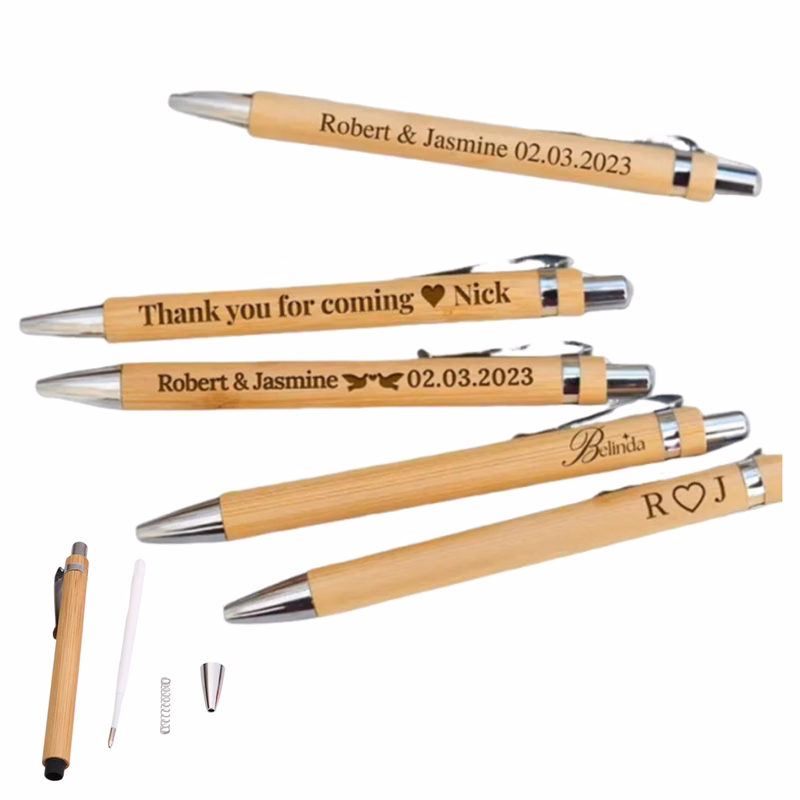 Logo Custom Bamboo Pen