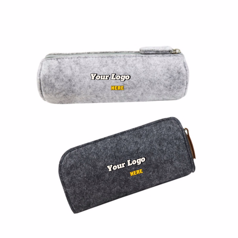 Durable Zipper Felt Pen Holder Case