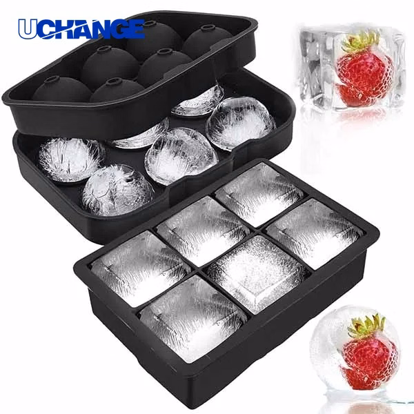 Ice Cube Tray Set of Two Freezer Molds