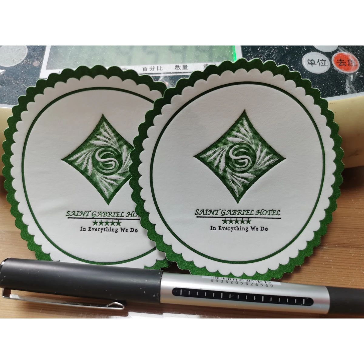 Round Paper Coasters 1