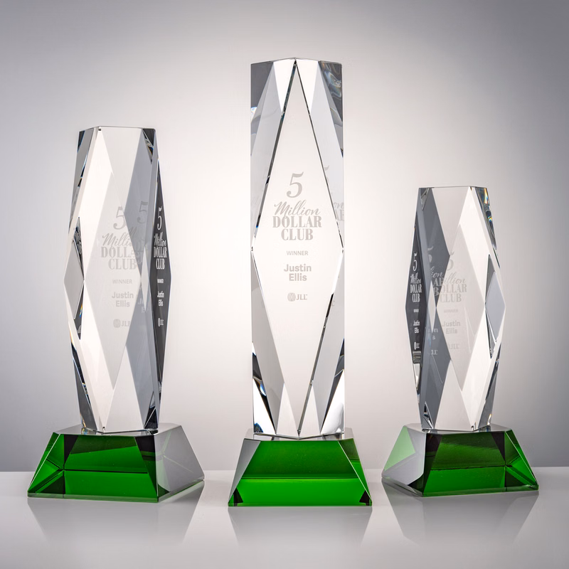 President Award on Base - Green