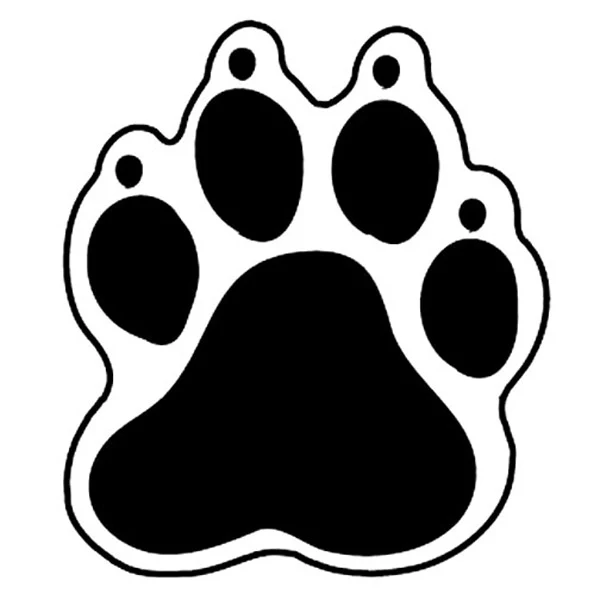 Paw Print Magnet - Full Color 1