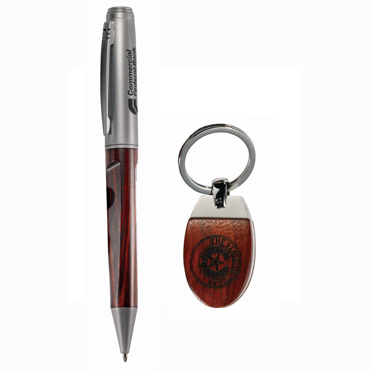 Inglewood Ballpoint Pen & Matching Keychain 1