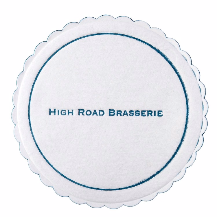 Soft Embossed 7-Ply 5.5" Round Tissue Coaster