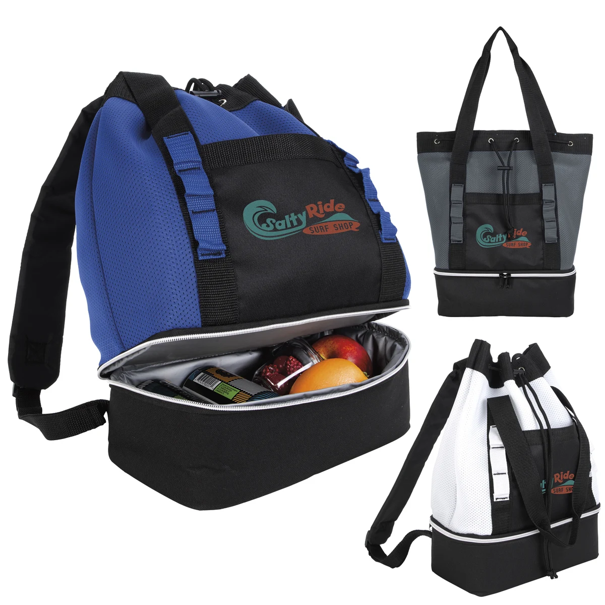 Atchison® Brightwater Dual-Compartment Tote-Pack Cooler 1