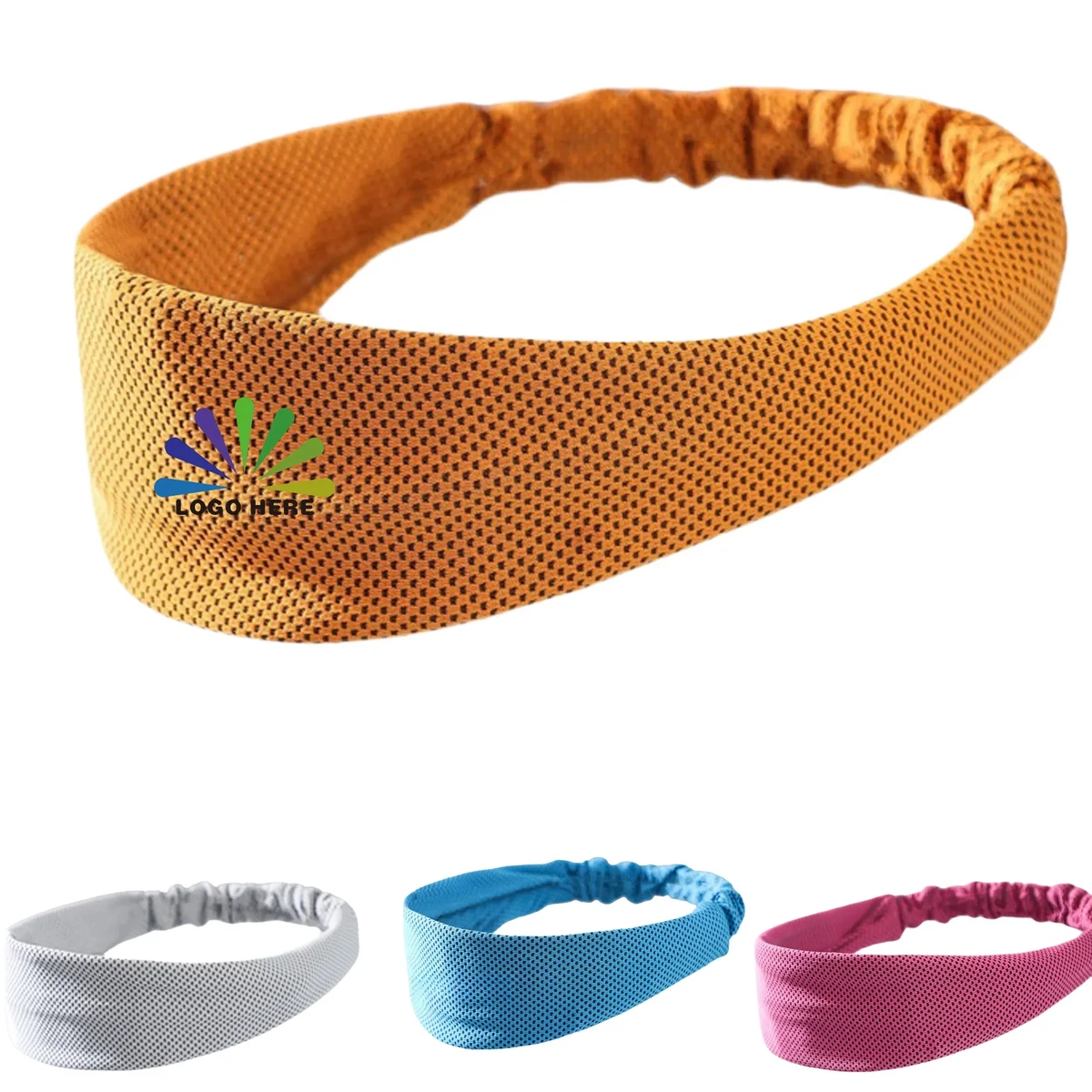 Stretchy Cooling Athletic Headband MOQ20 1