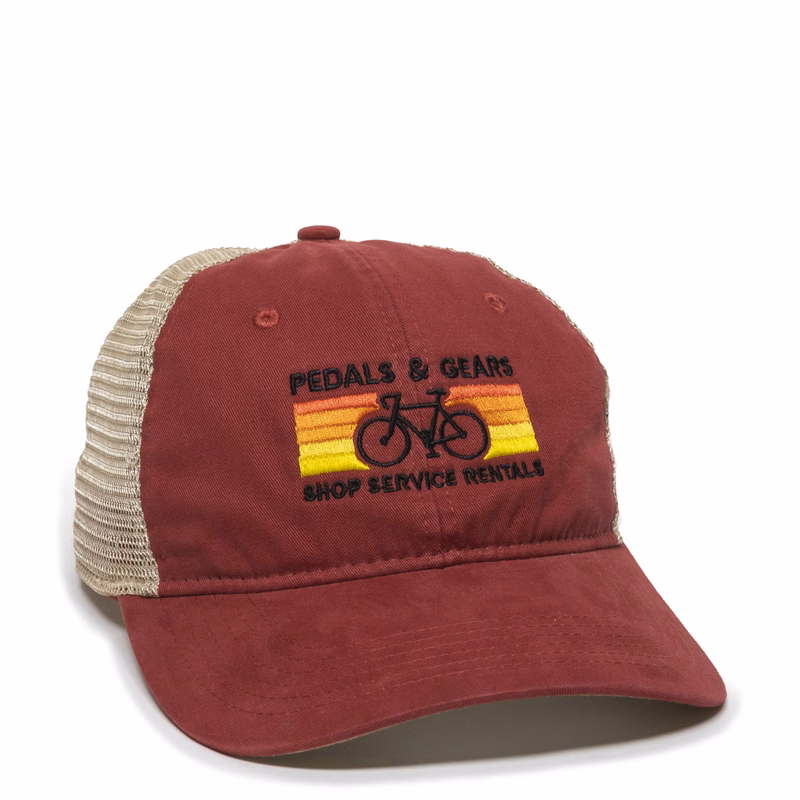 Tea-Stained Mesh Back