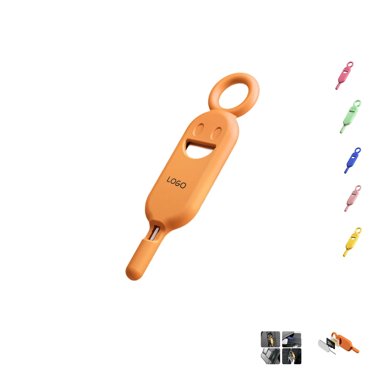 Smile Silicone SIM Card Needle Case 1