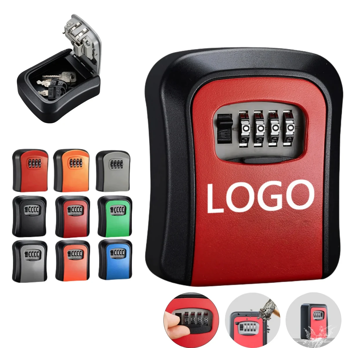 Combination Lock Key Box 1