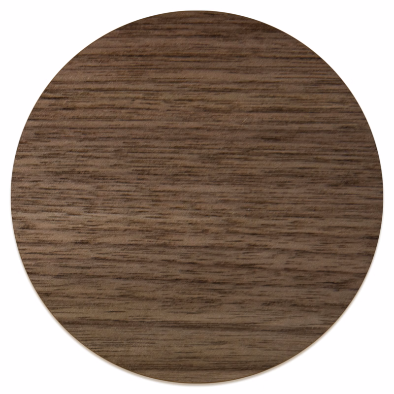 USA Made RusticRest Custom Wood Coasters with Cork Backing (4") Round