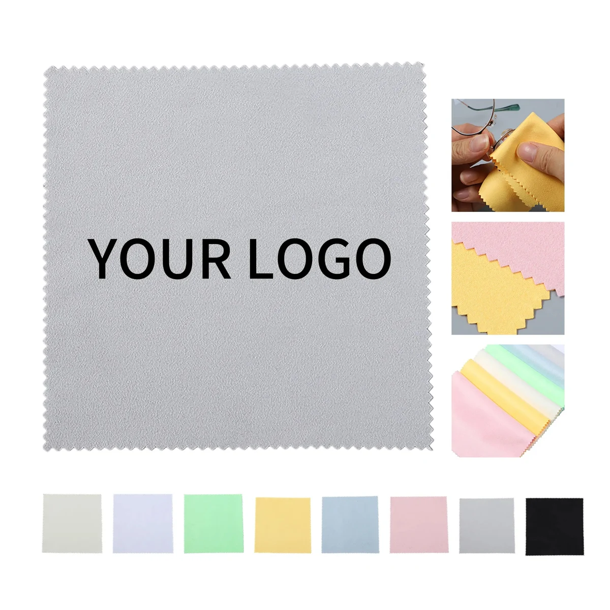 Microfiber Cloth with Pouch 6x6 Inch 1