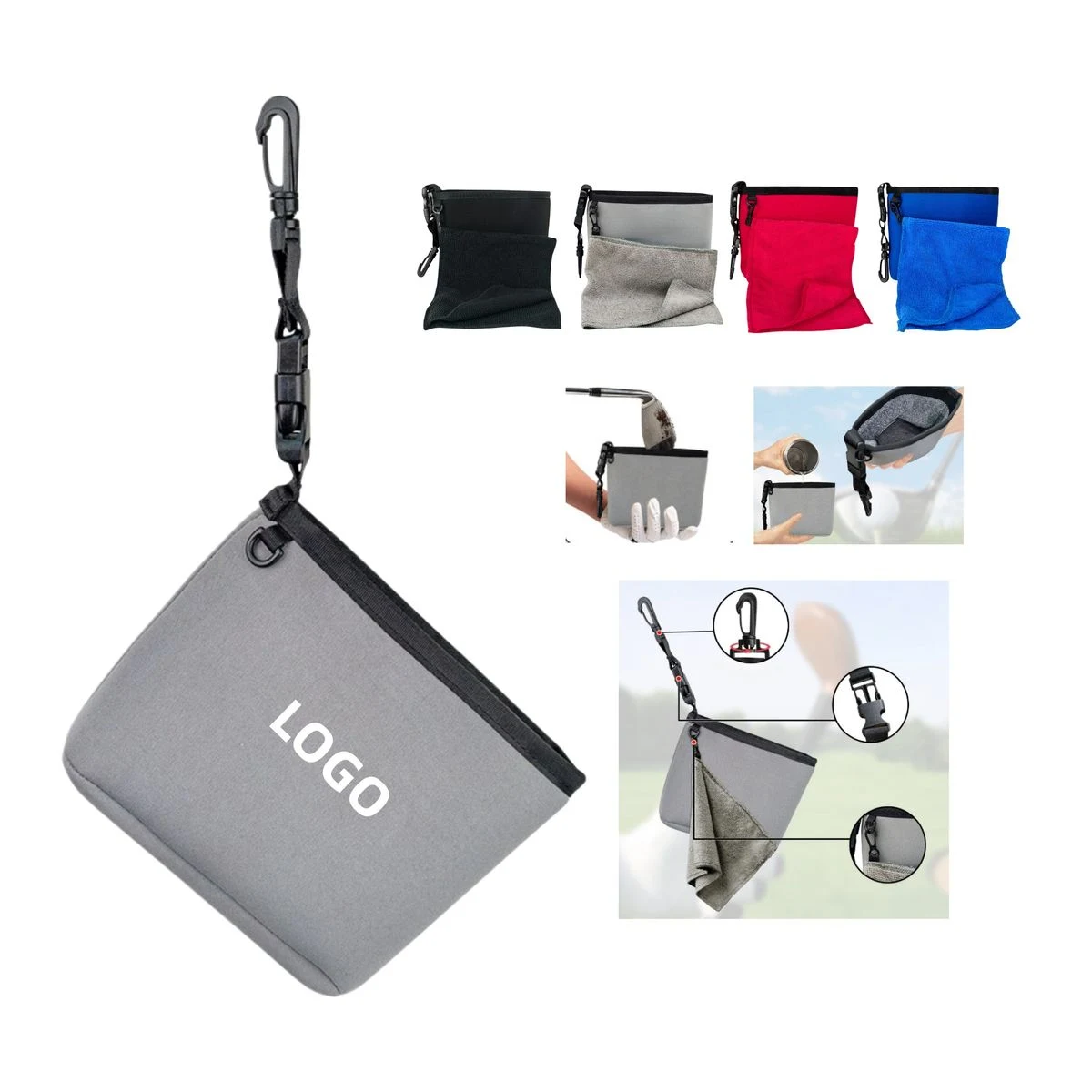 Driving Range Cleaning Kit With Cloth 1