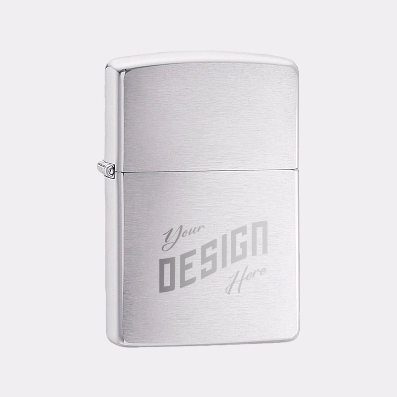 Zippo® USA-Made Windproof Classic Matte Chromes Lighter