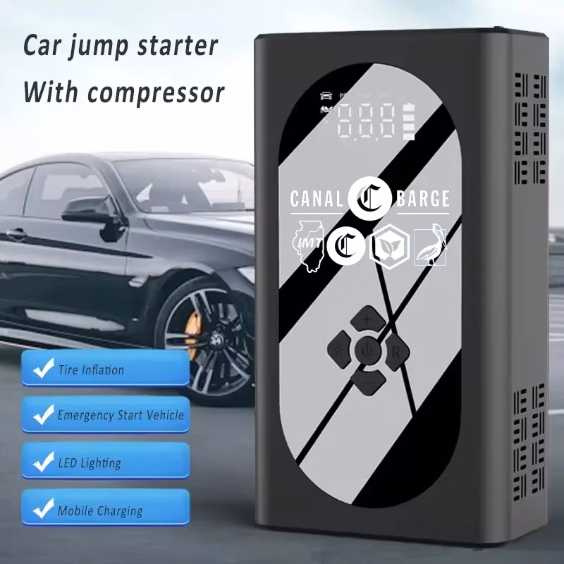 3000A Peak Auto Jump Starter w/ 150PSI Digital Tire Inflator