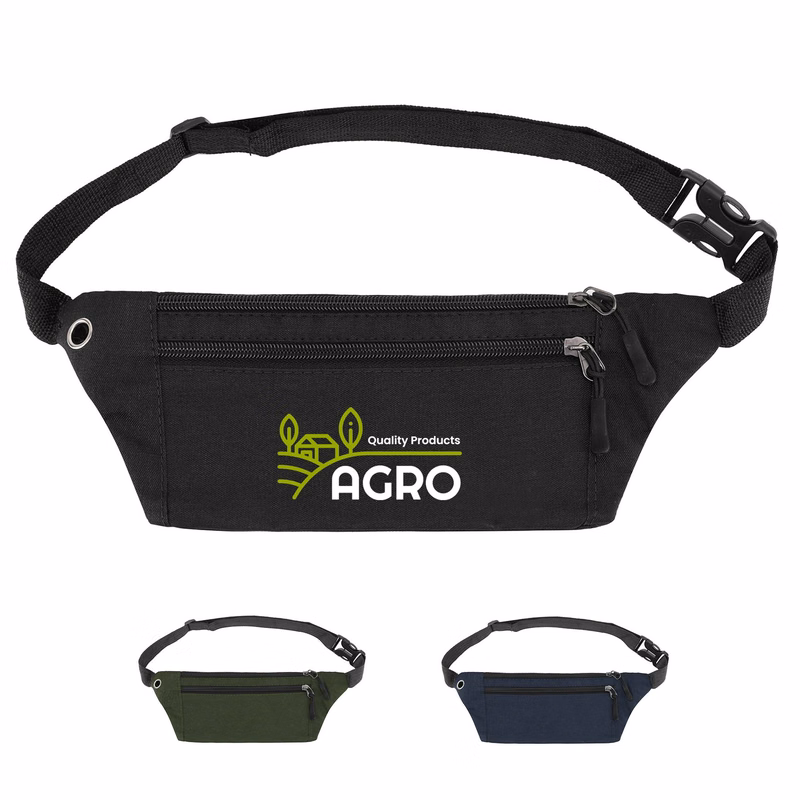 3 Zippered Fanny/Waist Pack