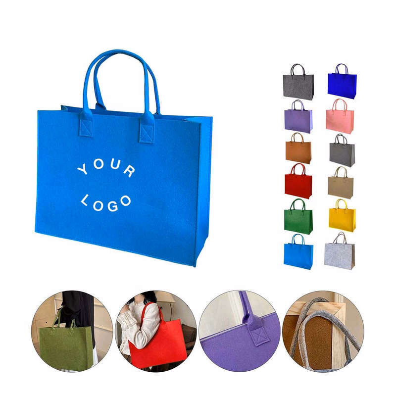 Compact Felt Tote for Essentials and Promotions